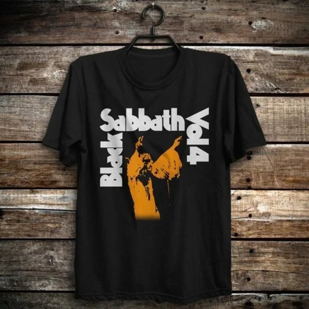 Terih Rock Band Black Sabbath Vol4 Tony Iommi Sabbath Bloody Sabbath Tshirt